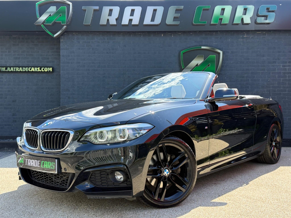 BMW 2 Series 220D M Sport YL17GUF Black #3