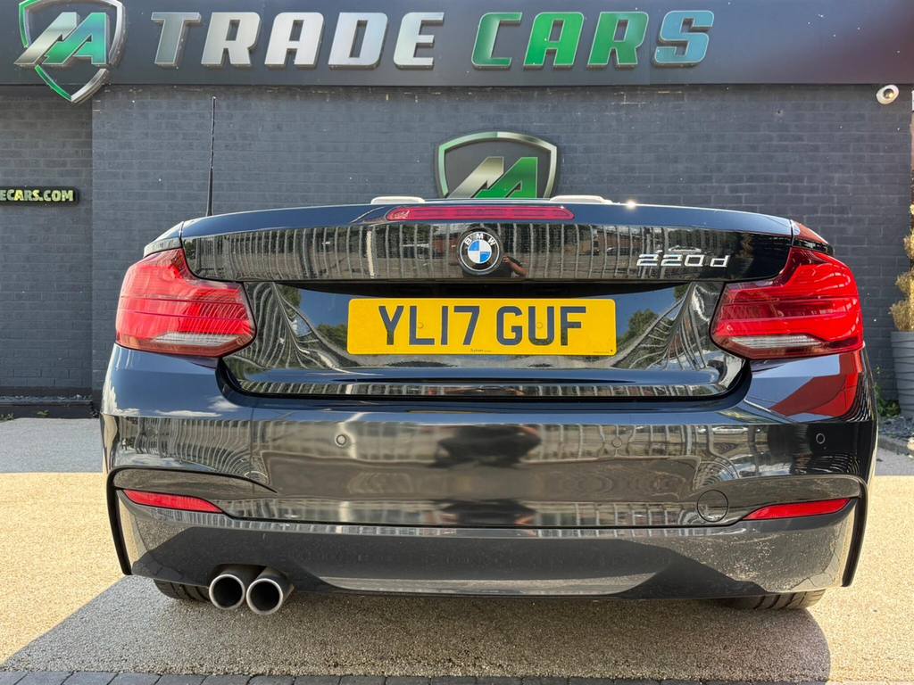 BMW 2 Series 220D M Sport YL17GUF Black #6