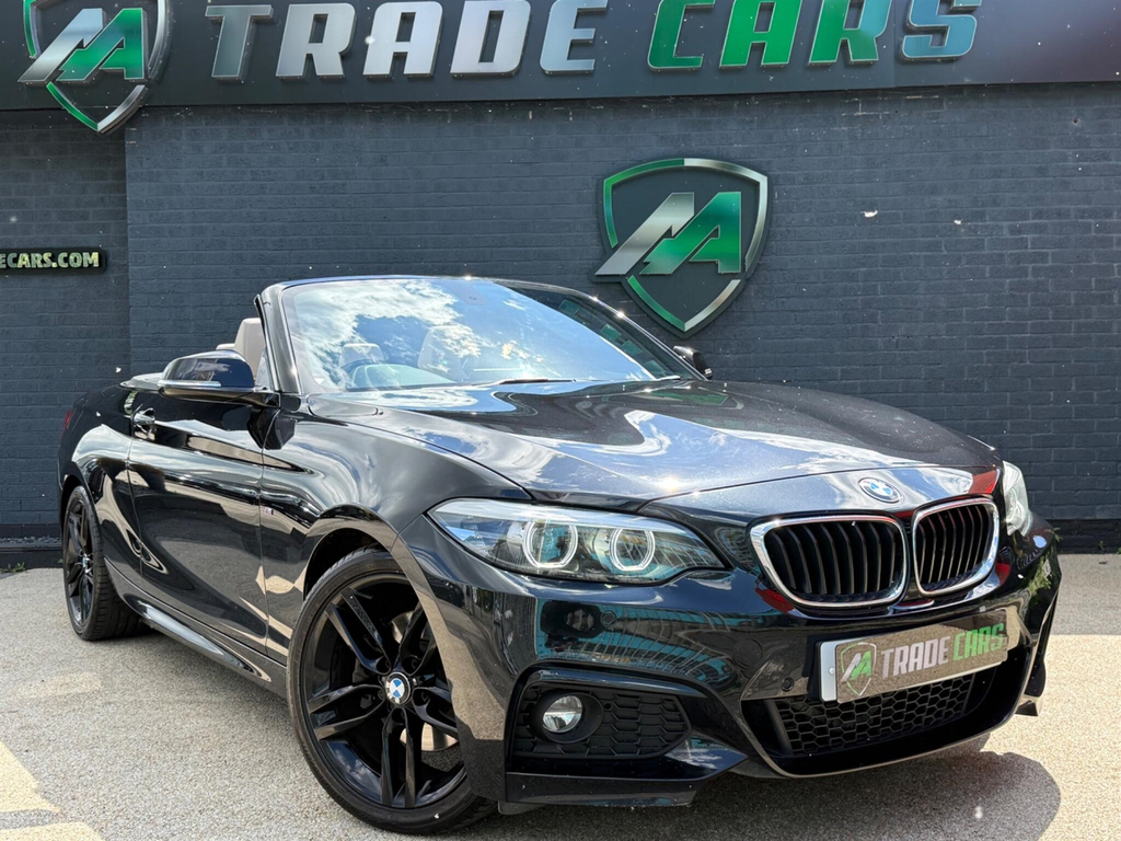 BMW 2 Series 220D M Sport YL17GUF Black
