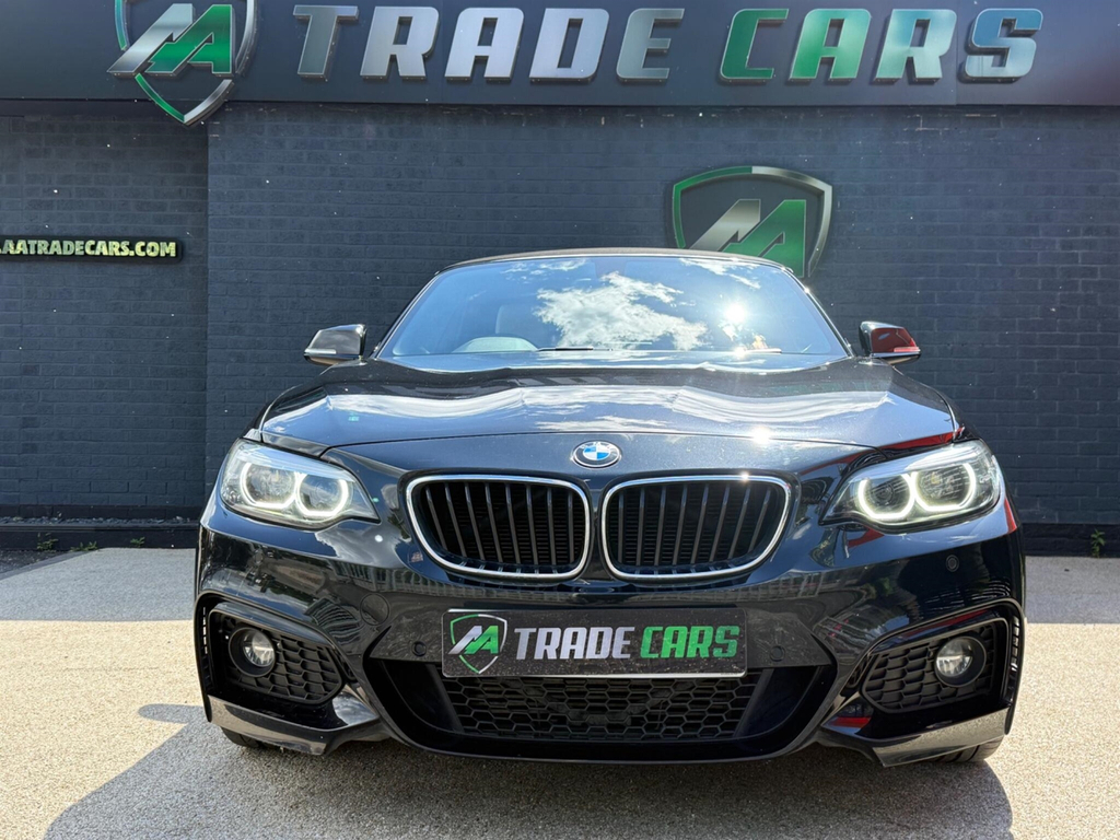 BMW 2 Series 220D M Sport YL17GUF Black #2