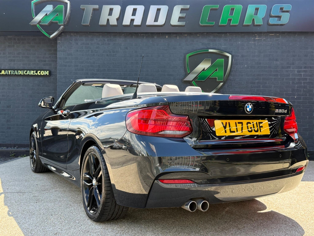 BMW 2 Series 220D M Sport YL17GUF Black #5