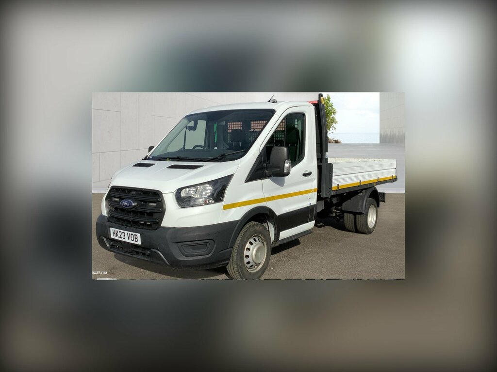 Ford Transit Custom 2.0 350 Ecoblue Hd Leader Tipper White