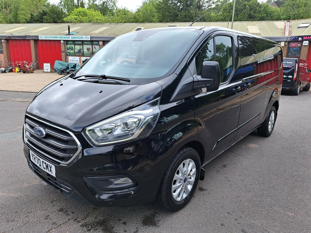 Ford Transit Custom 2.0 300 Ecoblue Limited Panel Van Manua Black