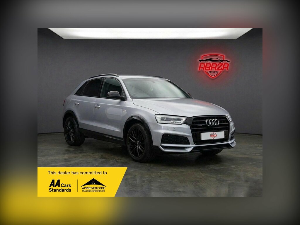 Audi Q3 2.0 Tfsi Black Edition S Tronic Quattro Euro 6 S Silver