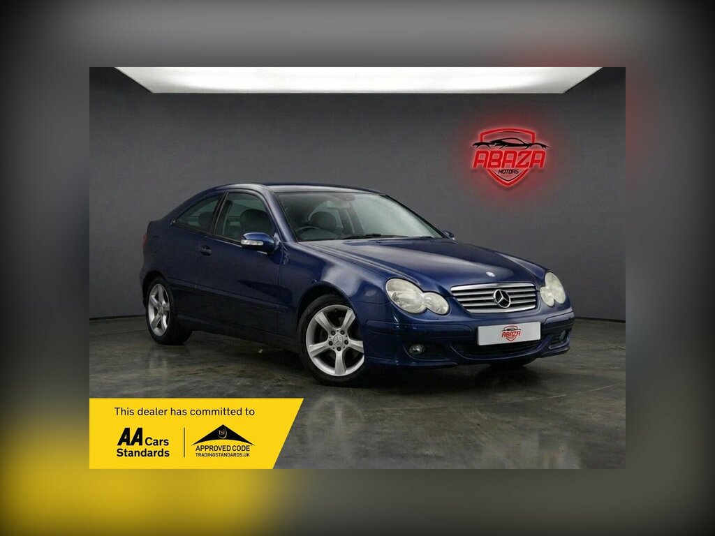 Mercedes-Benz C Class 1.8 C180 Kompressor Se Coupe Blue