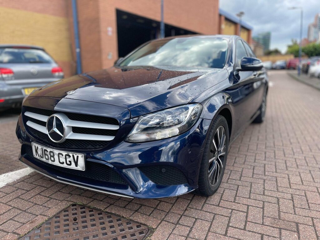 Mercedes-Benz C Class 2.0 C220d Se Saloon G-tronic Euro 6 S KJ68CGV Blue #3