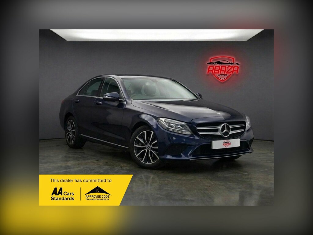 Mercedes-Benz C Class 2.0 C220d Se Saloon G-tronic Euro 6 S Blue