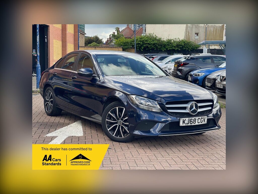 Mercedes-Benz C Class 2.0 C220d Se Saloon G-tronic Euro 6 S Blue