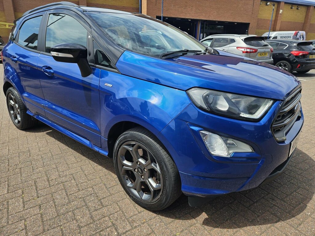 Ford Ecosport 1.0T Ecoboost St-line Euro 6 Ss WB19FWL Blue #5