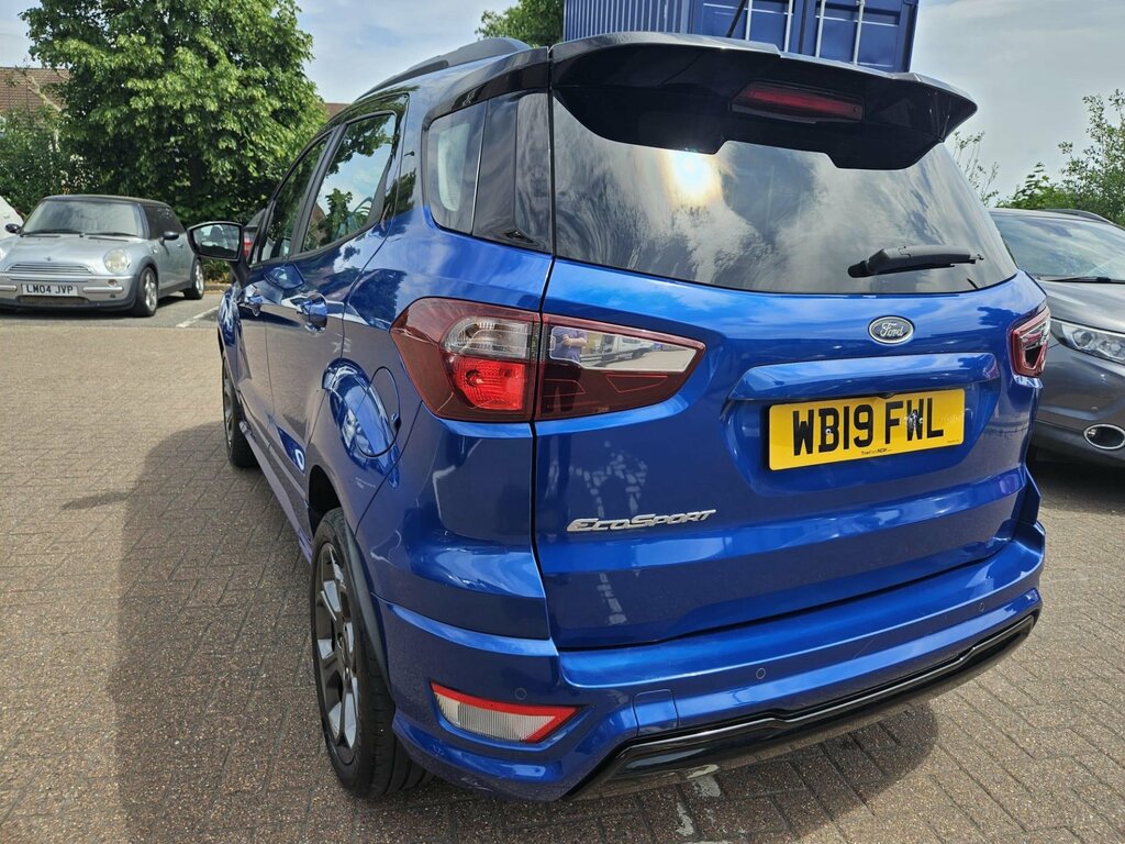 Ford Ecosport 1.0T Ecoboost St-line Euro 6 Ss WB19FWL Blue #4