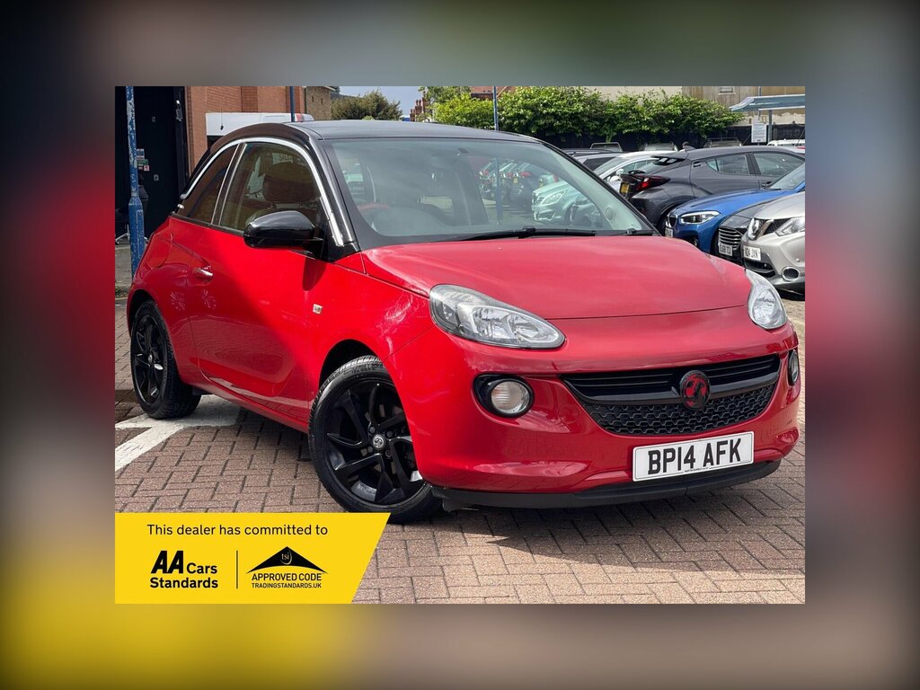 Vauxhall Adam 1.2 Ecoflex 16V Glam Hatchback E Red