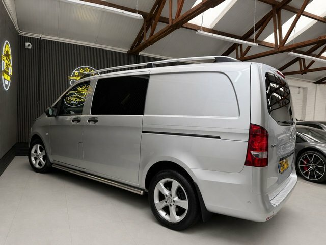 Mercedes-Benz Vito 2.1 116 Cdi Bluetec Sport Crew Van Double Cab Silver #6