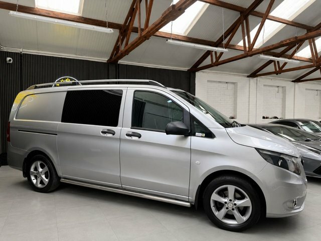 Mercedes-Benz Vito 2.1 116 Cdi Bluetec Sport Crew Van Double Cab Silver #2
