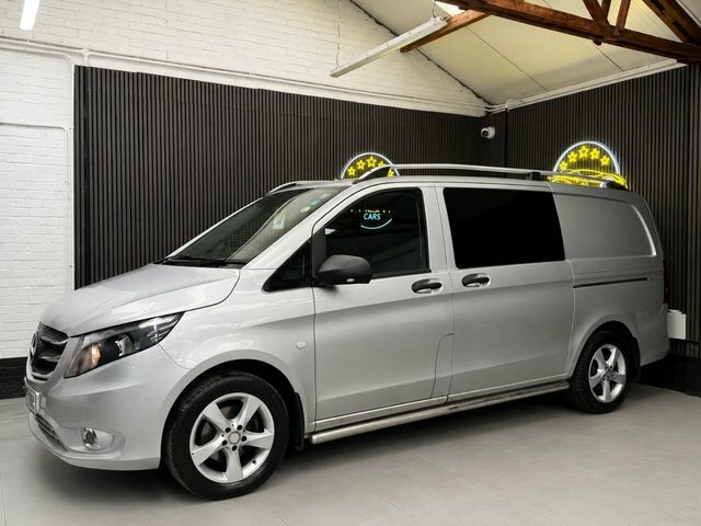 Mercedes-Benz Vito 2.1 116 Cdi Bluetec Sport Crew Van Double Cab Silver #3
