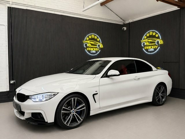 BMW 4 Series 3.0 430D M Sport Convertible Euro White #4