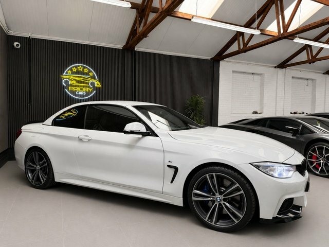 BMW 4 Series 3.0 430D M Sport Convertible Euro White #3