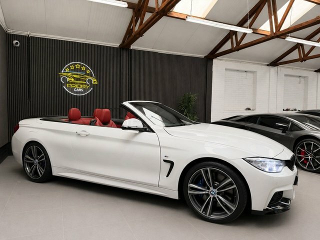 BMW 4 Series 3.0 430D M Sport Convertible Euro White #2