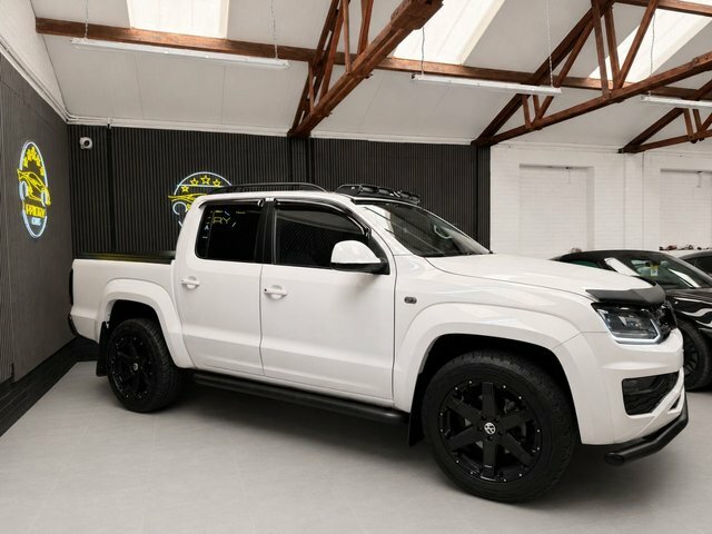 Volkswagen Amarok 3.0 Tdi V6 Bluemotion Tech Highline Pickup Double White #2