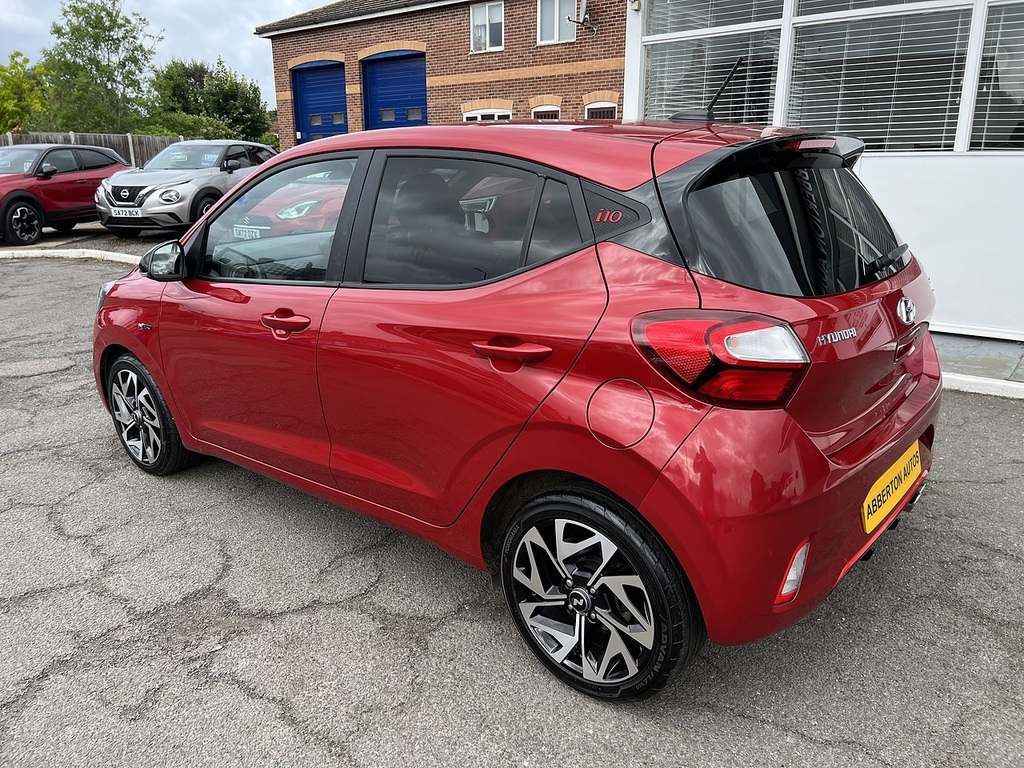 Hyundai I10 1.0 T-gdi N Line Hatchback Euro Red #4