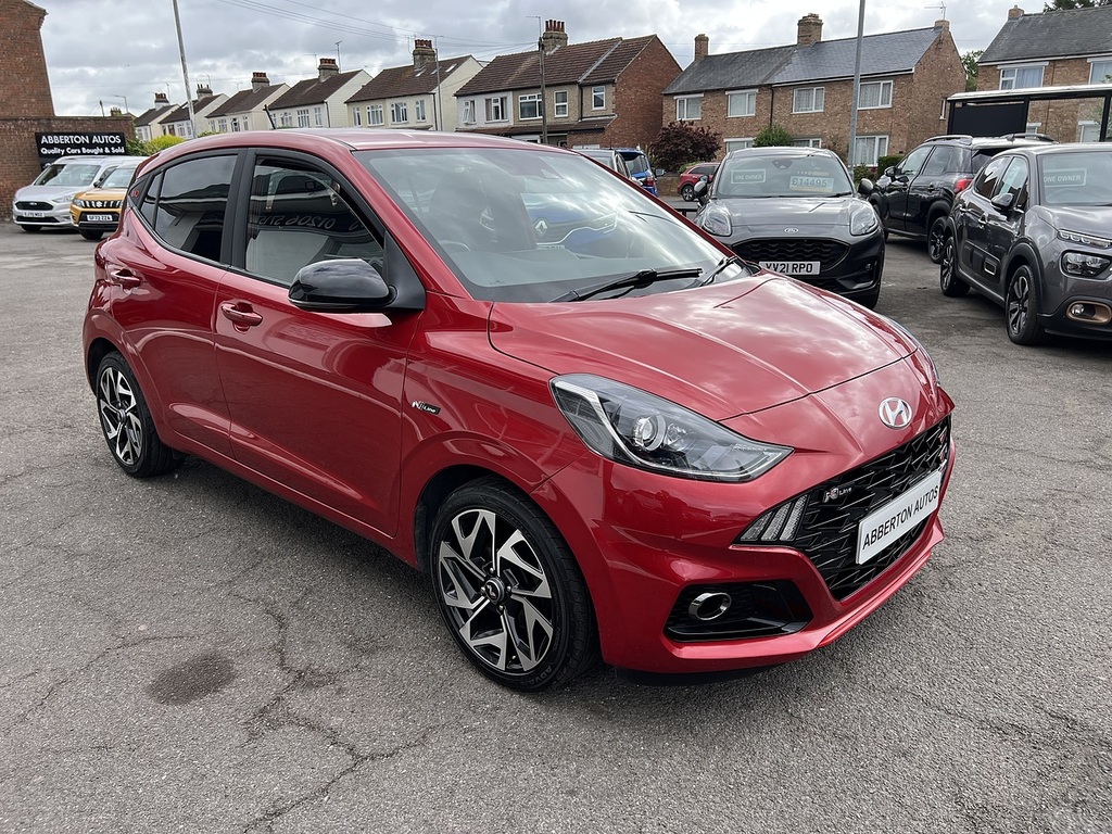 Hyundai I10 1.0 T-gdi N Line Hatchback Euro Red #3