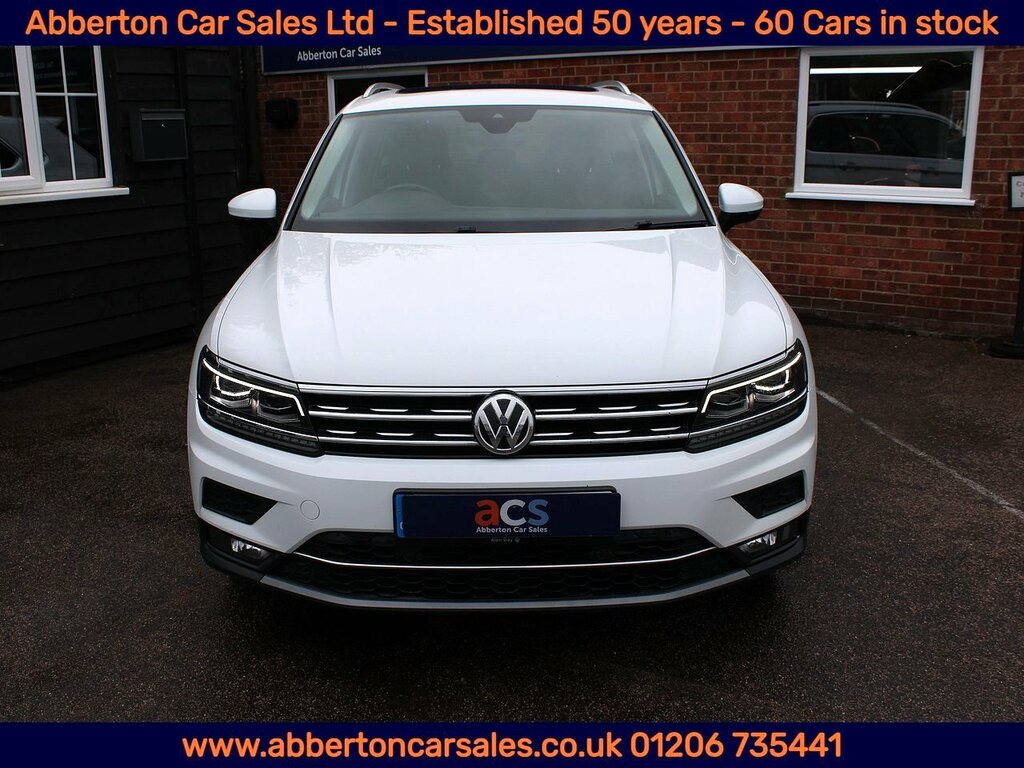 Volkswagen Tiguan Tdi Sel ET18ZPX White #2