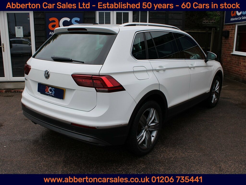 Volkswagen Tiguan Tdi Sel ET18ZPX White #4