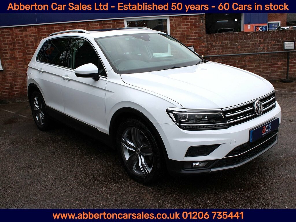 Volkswagen Tiguan Tdi Sel ET18ZPX White #3