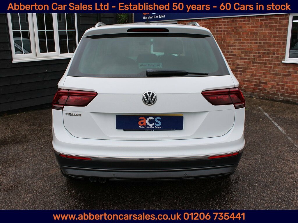 Volkswagen Tiguan Tdi Sel ET18ZPX White #5