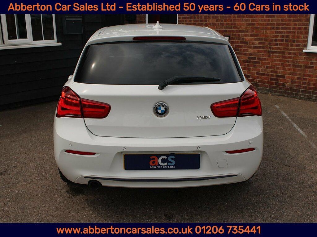 BMW 1 Series 118I Sport YH67LME White #5