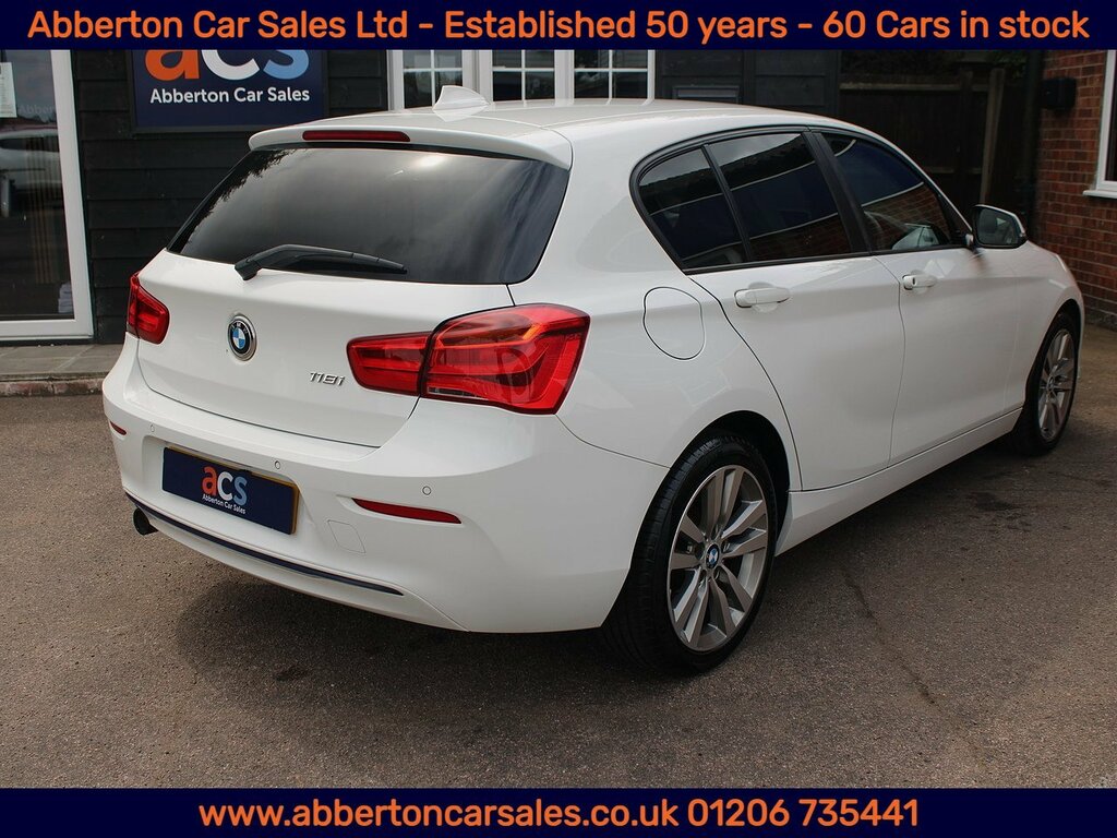 BMW 1 Series 118I Sport YH67LME White #4