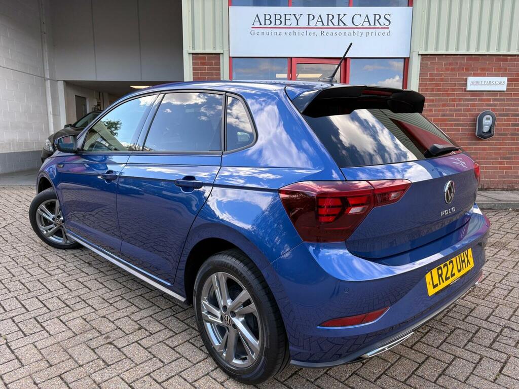 Volkswagen Polo Hatchback 1.0 Tsi R-line Euro 6 Ss 202222 LR22UHX Blue #5