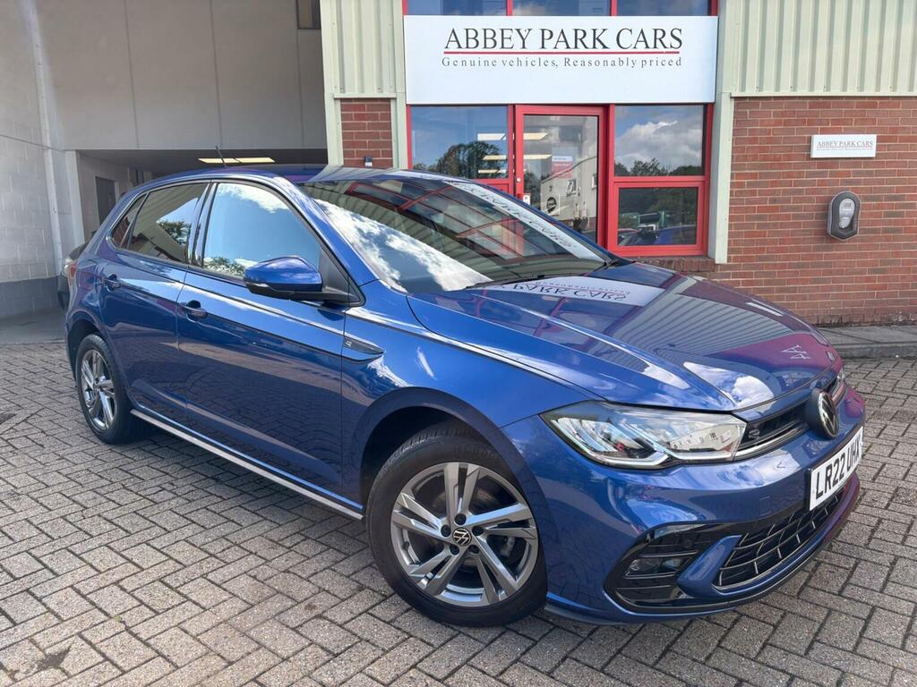 Volkswagen Polo Hatchback 1.0 Tsi R-line Euro 6 Ss 202222 LR22UHX Blue