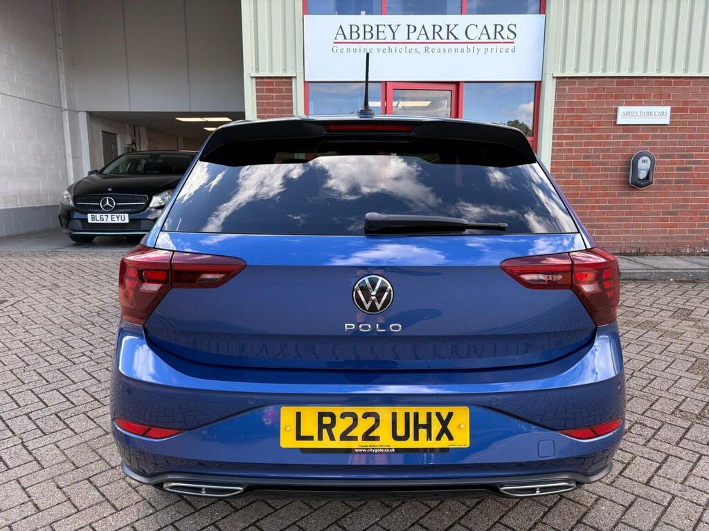 Volkswagen Polo Hatchback 1.0 Tsi R-line Euro 6 Ss 202222 LR22UHX Blue #4