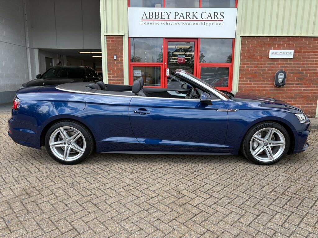 Audi A5 Convertible 2.0 Tdi S Line S Tronic Euro 6 Ss 2 Blue #4