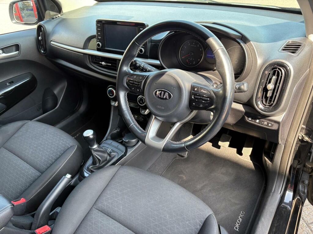 Kia Picanto 1.0 1 Euro 6 Black #9