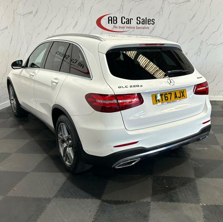 Mercedes-Benz GLC Class 2.1 Glc220d Amg Line G-tronic 4Matic Euro 6 Ss KT67AJX White #6