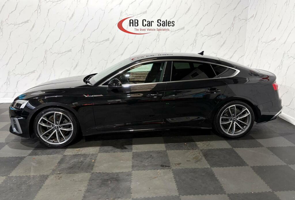 Audi A5 2.0 Tdi 35 S Line Sportback S Tronic Euro 6 Ss WF71EFO Black #4