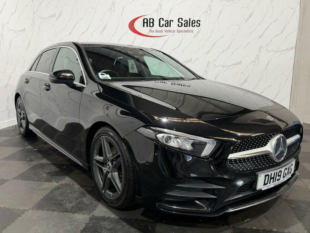 Mercedes-Benz A Class 1.5 A180d Amg Line Executive 7G-dct Euro 6 Ss DH19GXG Black #6