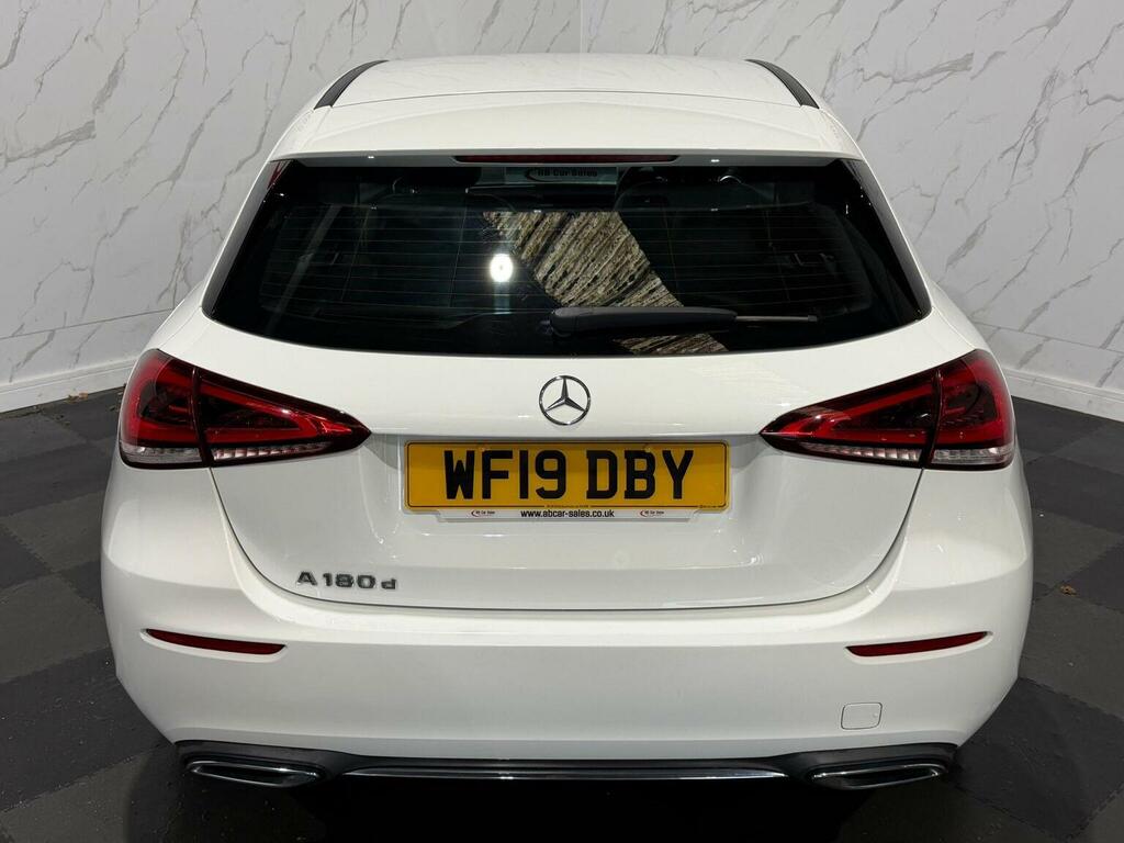 Mercedes-Benz A Class 1.5 A180d Sport 7G-dct Euro 6 Ss WF19DBY White #3