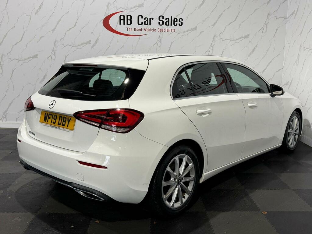 Mercedes-Benz A Class 1.5 A180d Sport 7G-dct Euro 6 Ss WF19DBY White #4