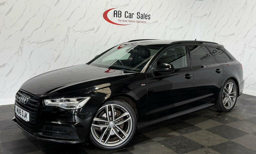 Audi A6 Avant 2.0 Tdi Black Edition S Tronic Quattro Euro 6 Ss WU16DJK Black