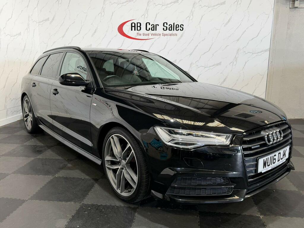 Audi A6 Avant 2.0 Tdi Black Edition S Tronic Quattro Euro 6 Ss WU16DJK Black #6