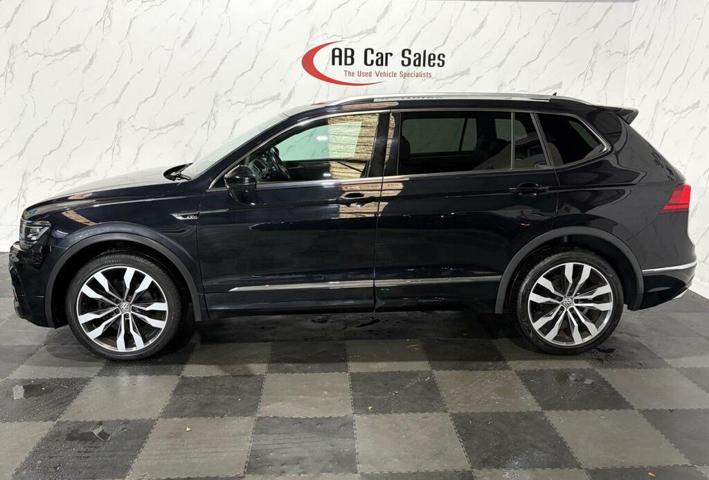 Volkswagen Tiguan Allspace 2.0 Tdi R-line Dsg 4Motion Euro 6 Ss Black #4