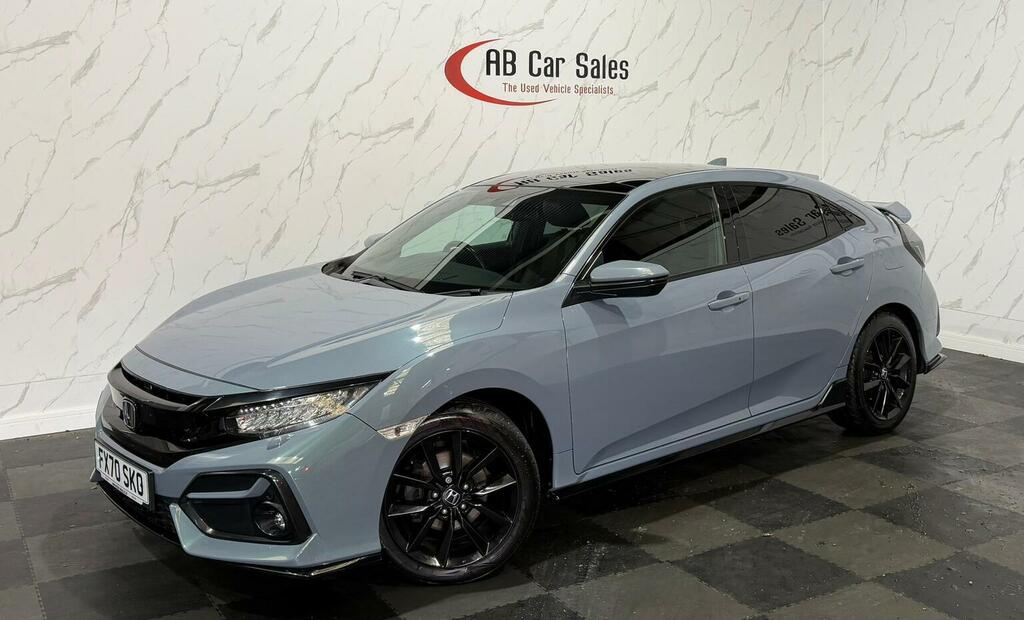 Honda Civic 1.0 Vtec Turbo Ex Sport Line Euro 6 Ss Grey #2