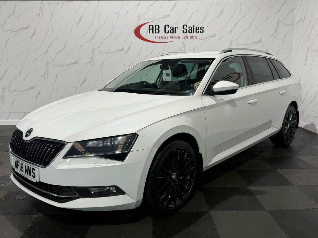 Skoda Superb 2.0 Tdi Se L Executive Euro 6 Ss White #5