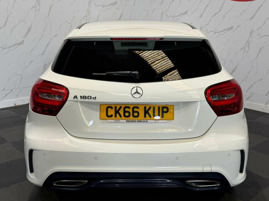 Mercedes-Benz A Class 1.5 A180d Amg Line Executive Euro 6 Ss CK66KUP White #3