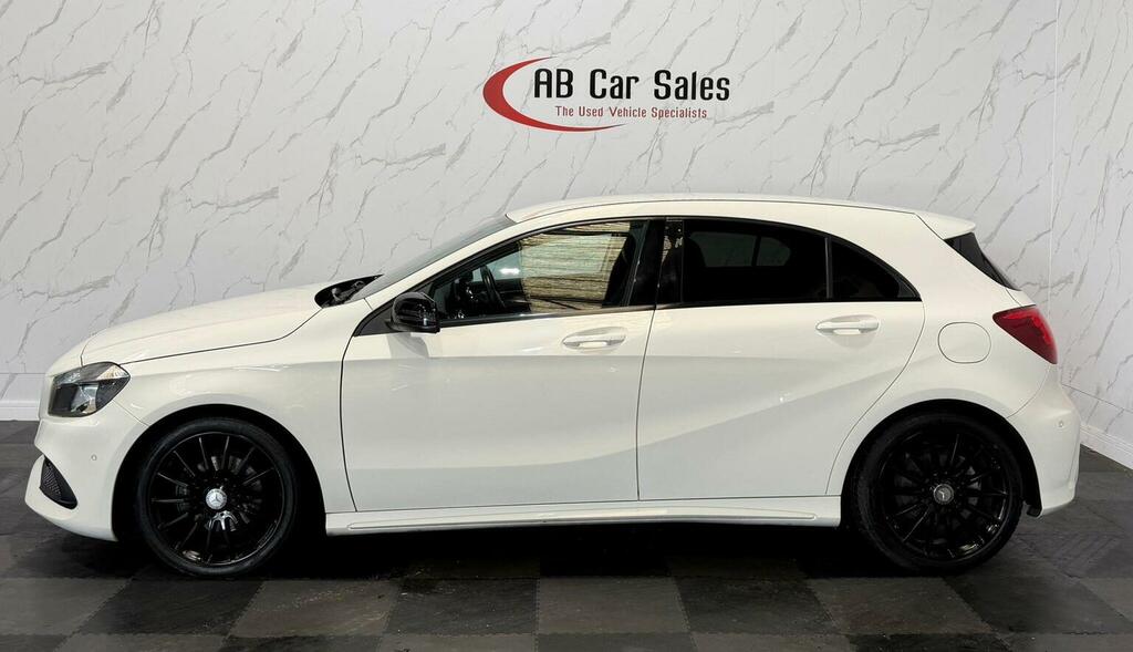 Mercedes-Benz A Class 1.5 A180d Amg Line Executive Euro 6 Ss CK66KUP White #4