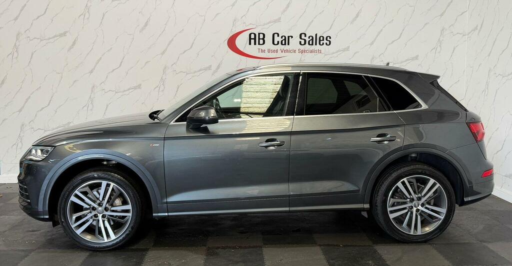 Audi Q5 2.0 Tdi S Line S Tronic Quattro Euro 6 Ss Grey #4
