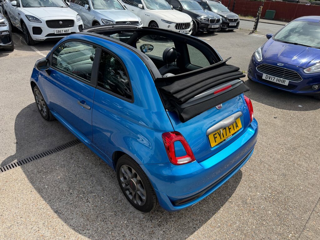 Fiat 500C 1.2 S Convertible Euro 6 Ss Blue #4
