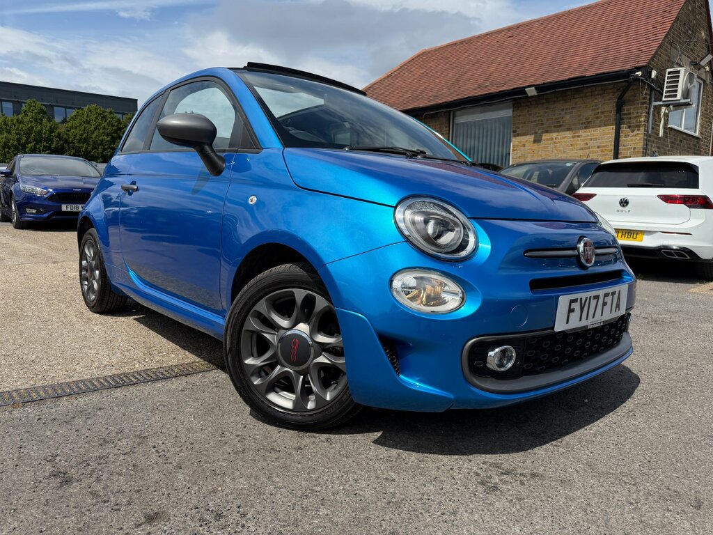 Fiat 500C 1.2 S Convertible Euro 6 Ss Blue